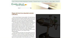 Desktop Screenshot of carlislemachine.com